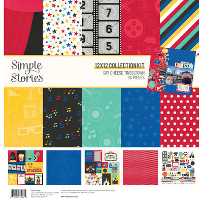 12X12 Collection Kit, Say Cheese Tinseltown