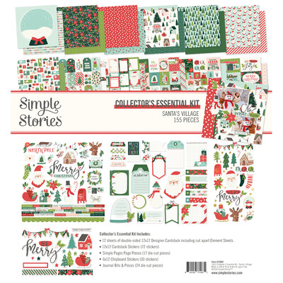 12X12 Collector's Essential Kit, Santa's Village