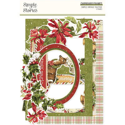 Chipboard Frames, Simple Vintage Yuletide