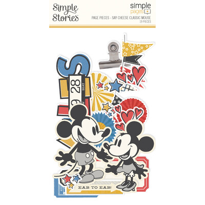 Simple Pages Page Pieces , Say Cheese Classic Mouse