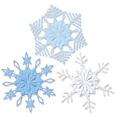 Switchlits Embossing Folder, Winter Snowflakes