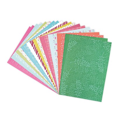 Surfacez 8.5X11 Patterned Paper Pack, Festive
