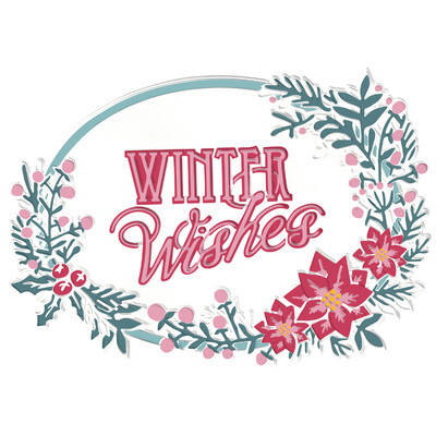 3-D Textured Impressions Embossing Folder, Winter Wishes