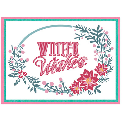 A6 Layered Stencils, Winter Wishes #3 (4pk)