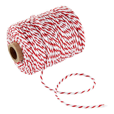 Red and White Christmas Twine