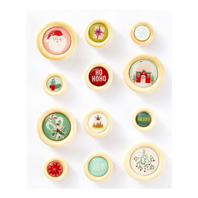 Button Embellishments, Oh Joyful Day