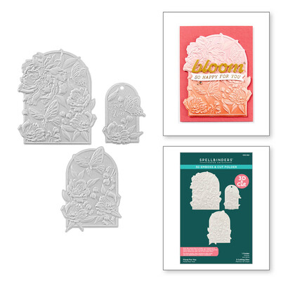 3D Emboss & Cut Folder, Floral For You