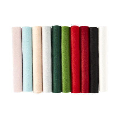 Merino Wool Felt Sheets, Holiday Collection