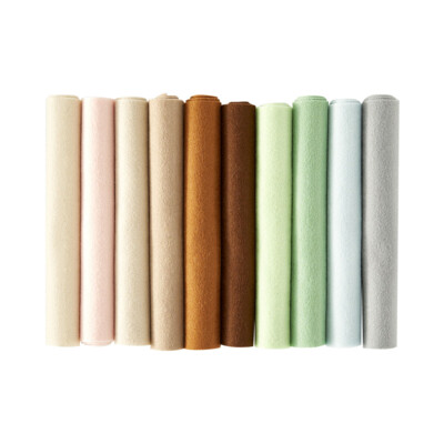 Merino Wool Felt Sheets, Neutral Collection