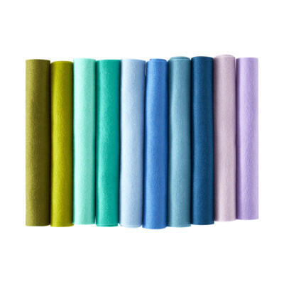 Merino Wool Felt Sheets, Cool Collection