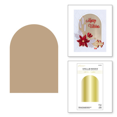 Glimmer Hot Foil Plate, Glimmer Greetings - Essential Solid Arch
