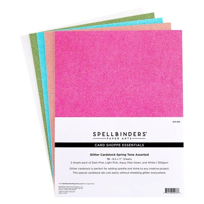Spellbinders Color Essentials Cardstock 8.5x11 10pk - Brushed Gold