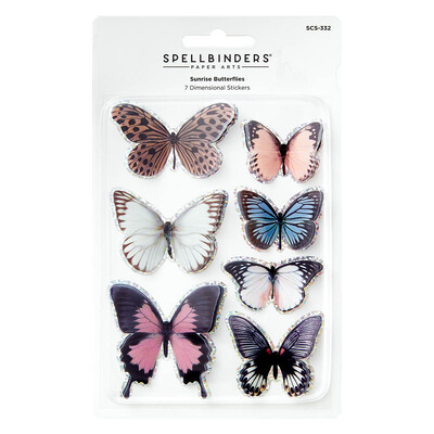 Stickers, Timeless - Sunrise Butterflies