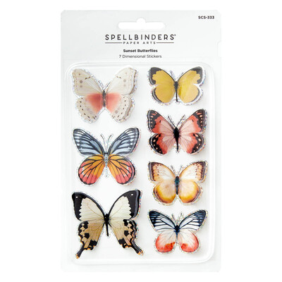 Stickers, Timeless - Sunset Butterflies