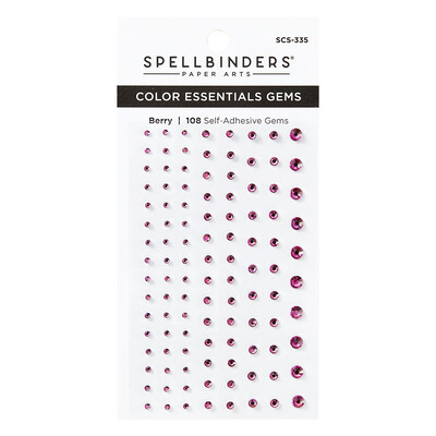 Color Essentials Self Adhesive , Gems Berry