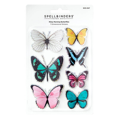 Stickers, Timeless - Misty Morning Butterflies
