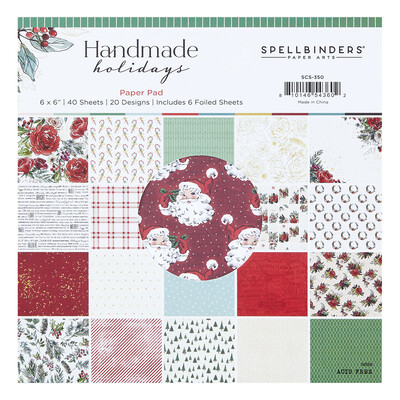 6X6 Paper Pad, Handmade Holidays