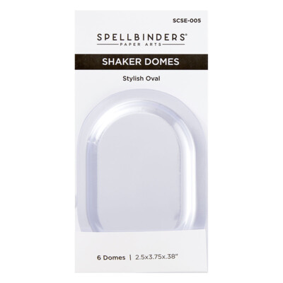 Shaker Dome, Stylish Oval (6pk)