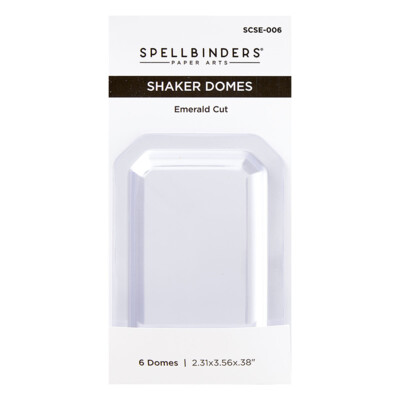 Shaker Dome, Emerald Cut (6pk)