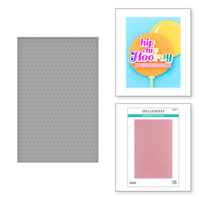 Embossing Folder, It's My Party Too - Tiny Dots