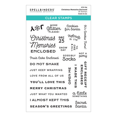 Clear Stamp, Christmas Memories Enclosed