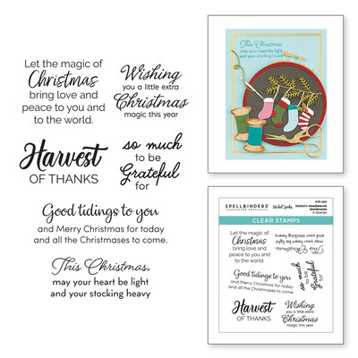 Clear Stamp, Nichol's Needlework Sentiments