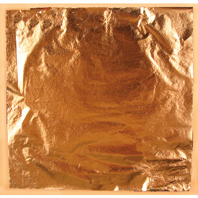 Mona Lisa Genuine Metal Leaf, 3.4" x 3.4" - Copper (25 Sheets)