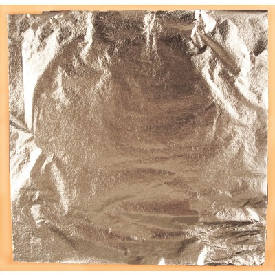 Mona Lisa Genuine Metal Leaf, 3.4" x 3.4" - Silver (500 Sheets)