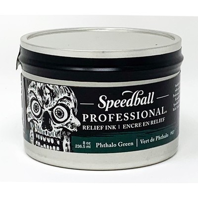 Professional Relief Ink, 8oz - Phthalo Green