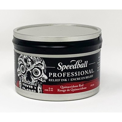 Professional Relief Ink, 8oz - Quinacridone Red