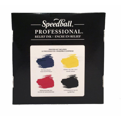 Professional Relief Ink Set, 4 Colors