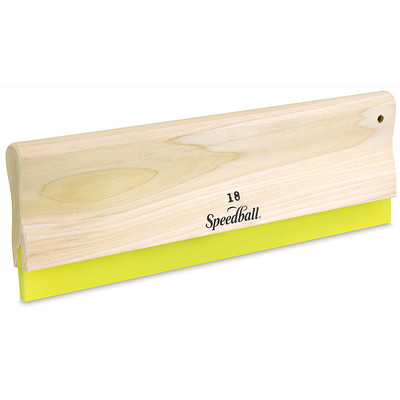 Urethane Blade Graphic Squeegee, 18" - Yellow