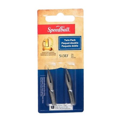 Pointed Pen Nib Twin Pack, No. 513EF