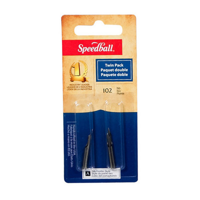 Pointed Pen Nib Twin Pack, No. 102