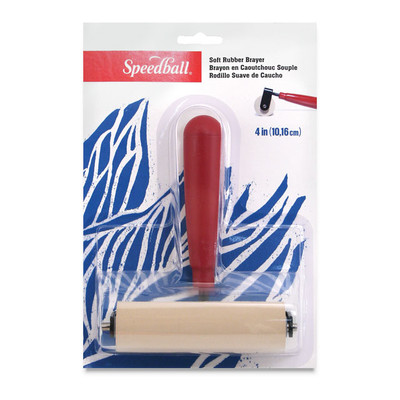 Soft Rubber Brayer, 4" #64 (Carded)