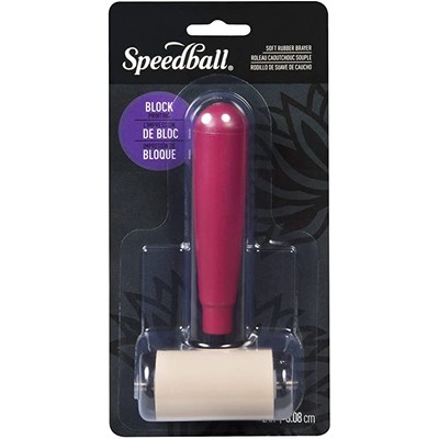 Soft Rubber Brayer, 2" #71 (Carded)
