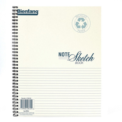 Bienfang Notesketch Book, 8.5" x 11" - Horizontal-Lined