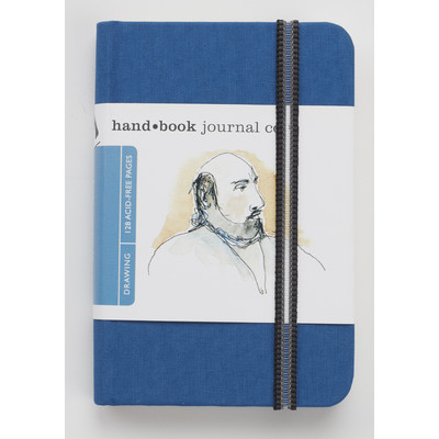 Drawing Journal, 3.5" x 5.5" Portrait - Ultramarine Blue