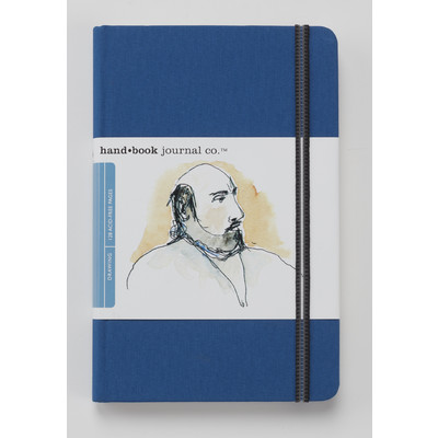 Drawing Journal, 5.5" x 8.25" Portrait - Ultramarine Blue