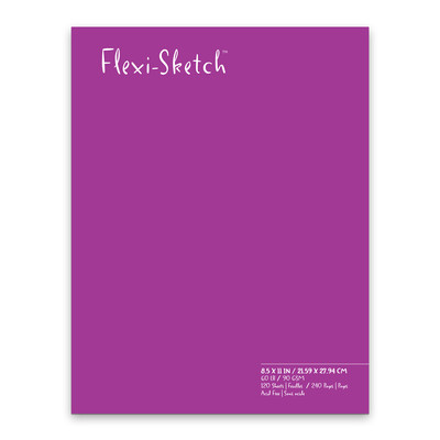 Flexi-Sketch Blank Sketchbook, 11" x 8.5" - Butternut