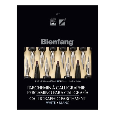 Bienfang Calligraphy Parchment Paper Pack, White - 8.5" x 11"