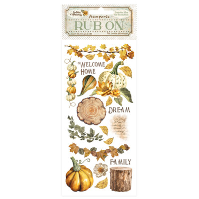 Rub-on, Golden Harmony - Pumpkins