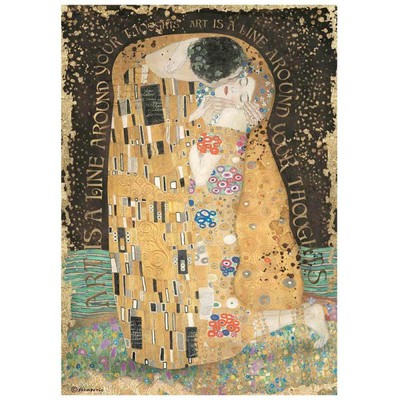 A4 Rice Paper, Klimt - The Kiss
