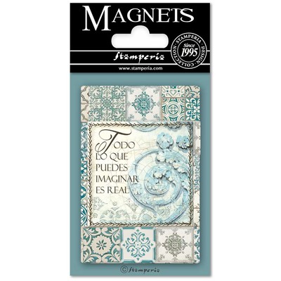 Magnet, 8X5.5cm - Azulejos Writings