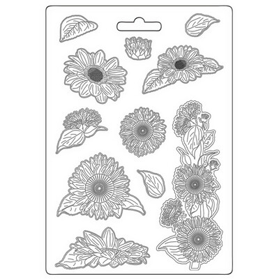 A4 Soft Mould, Sunflower Art