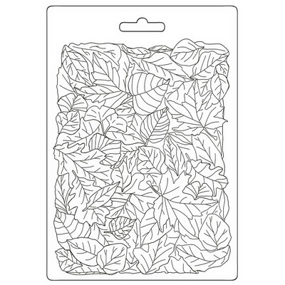 A5 Soft Mould, Woodland - Leaves Pattern