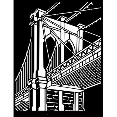 Thick Stencil, Sir Vagabond Aviator - Brooklyn Bridge