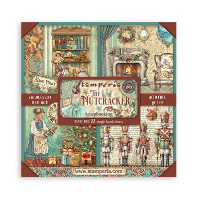 20.3X20.3cm (8"X8") Maxi Paper Pad, The Nutcracker