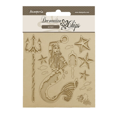 Decorative Chips Songs of the Sea, Mermaid