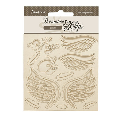 Decorative Chips, Wonderland - Wings